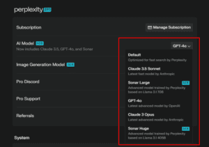 Perplexity AI Model